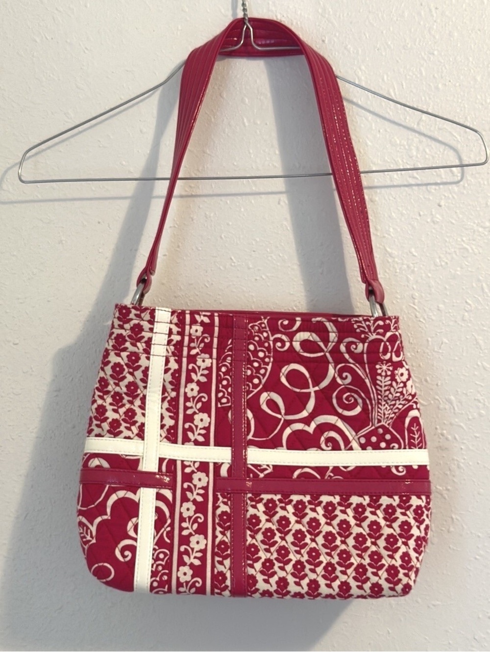 Vintage Vera Bradley Quilted Handbag Purse Shoulder bag
